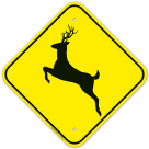 Deer Graphic Sign