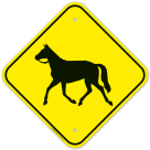 Horse Graphic Sign