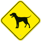 Dog Graphic Sign