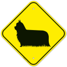 Guard Dog Yorkie Graphic Sign