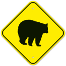 Bear Graphic Sign