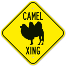 Camel Crossing Sign