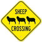 Sheep's Crossing Sign