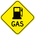 Gas With Graphic Sign