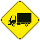 Truck Crossing Sign