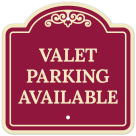 Valet Parking Available Décor Sign