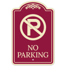 No Parking Décor Sign, (SI-73405)