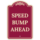 Speed Bump Ahead Décor Sign