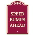 Speed Bumps Ahead Décor Sign