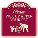 Please Pick Up After Your Pet Décor Sign