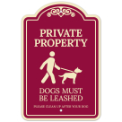 Private Property Décor Sign, (SI-73586)