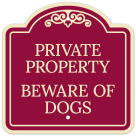 Beware Of Dogs Décor Sign