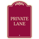 Private Lane Décor Sign