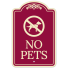 No Pets Décor Sign, (SI-73656)