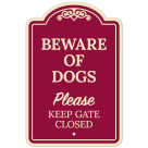 Please Keep Gate Closed Décor Sign