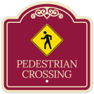 Pedestrian Crossing Décor Sign