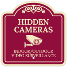 Hidden Cameras Indoor Outdoor Video Surveillance Décor Sign