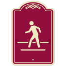 Pedestrian Crossing Décor Sign, (SI-73725)