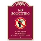Do not Knock Or Ring Bell Without Appointment Décor Sign