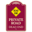 Private Road Dead End Décor Sign