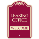 Leasing Office Welcome Décor Sign, (SI-73768)