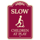 Slow Children At Play Décor Sign