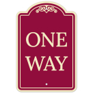 One Way Décor Sign