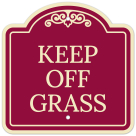 Keep Off Grass Décor Sign