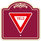 Yield Symbol Décor Sign