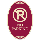 No Parking Decor With Symbol Sign