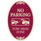 No Parking Tow Away Zone Decor Sign, (SI-73876)