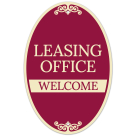 Leasing Office Welcome Decor Sign, (SI-73908)