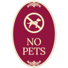 No Pets Decor Sign, (SI-73922)