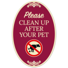 Clean Up After Your Pet Decor Sign