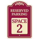Reserved Parking Space 2 Décor Sign