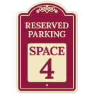 Reserved Parking Space 4 Décor Sign