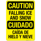 Falling Ice And Snow Bilingual Sign