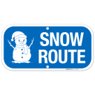 Snow Route Sign