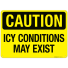 Icy Conditions May Exist Sign