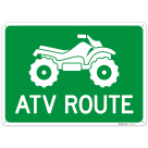 ATV Route Sign
