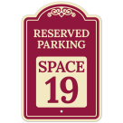 Reserved Parking Space 19 Décor Sign