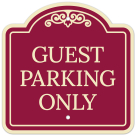 Guest Parking Only Décor Sign