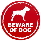 Beware of Dog Pit Bull Sign