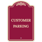 Customer Parking Décor Sign, (SI-74139)