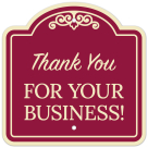 Thank You For Your Business Décor Sign