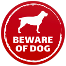 Beware of Dog Rorrweiler Sign