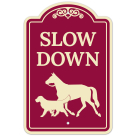Slow Down Decor Sign, (SI-74253)