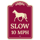 Slow 10 Mph Decor Sign