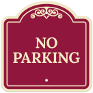 No Parking Décor Sign