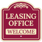 Leasing Office Welcome Décor Sign